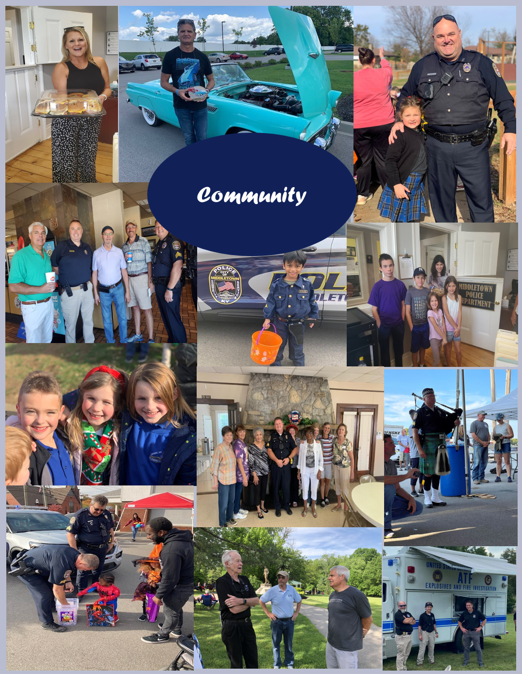 Annual Report - Police Department Community Photos